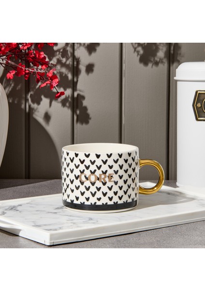 Kitchen New Bone Love Desenli Kupa - Renkli - 345 ml