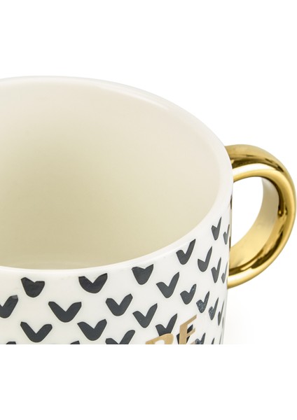 Kitchen New Bone Love Desenli Kupa - Renkli - 345 ml fırsatları