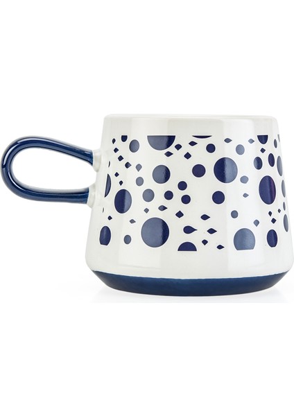 Kitchen Puantiyeli Kupa - Lacivert / Beyaz - 390 ml modelleri