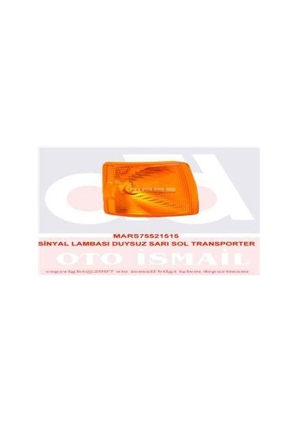 Sinyal Lambası Duysuz Sarı Sol Transporter T4 90-96
