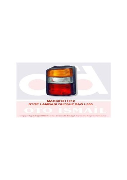 Stop Lambası Duysuz Sağ L300