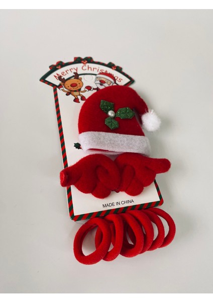 Yeni Yıl Çocuk Tokası Set Şapka Şeklinde