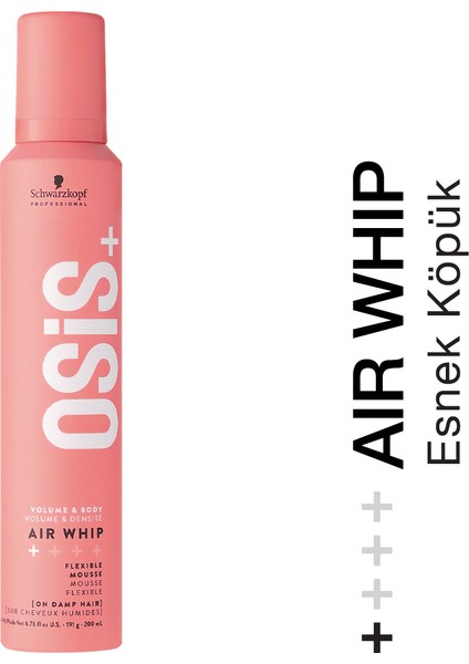 Schwarzkopf Air Whip Hacim Ve Tutuş Sağlayan Esnek Köpük 200ml