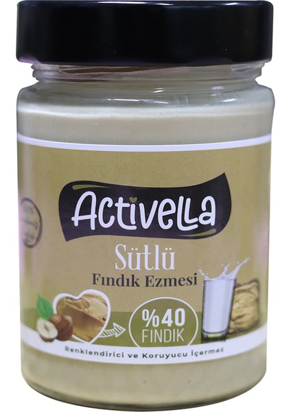 Sütlü Fındık Ezmesi 330gr %40 Fındıklı