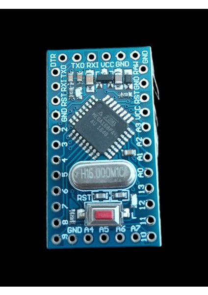 Pro Mini ATMEGA168 Mikrodenetleyici Modülü, 16M 5V Arduino Nano Için Kristal Osilatör Pin