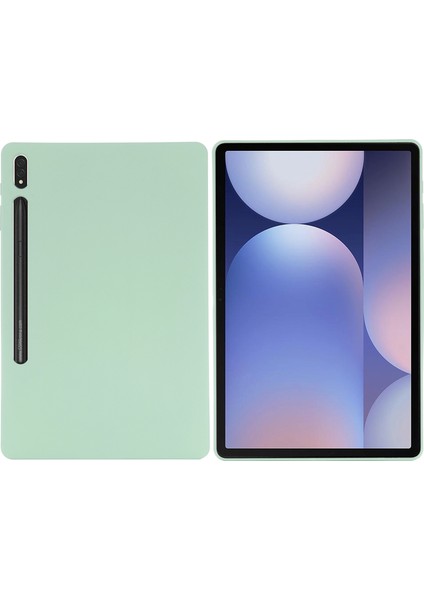 Samsung Galaxy Tab S10 Plus Sıvı Silikon Çizilmez Tablet Kılıfı (Yurt Dışından)
