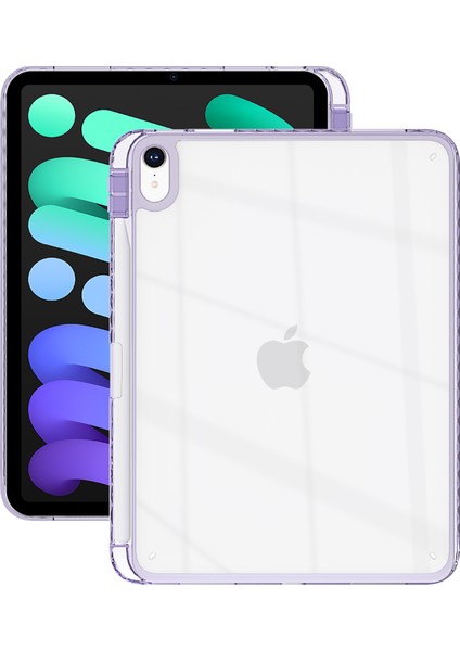 iPad 10.9 (2022) Kalem Yuvalı Şeffaf Tpu Tablet Koruyucu Kapak (Yurt Dışından)
