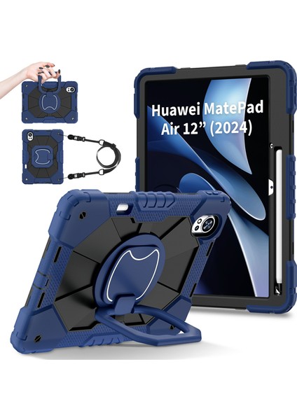 Huawei Matepad Air (2024) Silikon + Pc Kickstand Tablet Kapağı (Yurt Dışından)