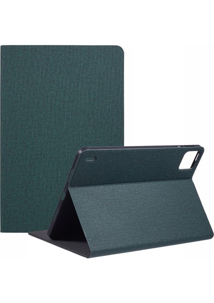 Xiaomi Pad 6 / Pad 6 Pro Kumaş Doku Deri Tablet Kapağı (Yurt Dışından)
