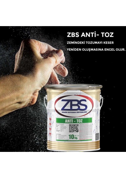 Anti-Toz 10 kg Şeffaf Tozumalı Zeminlerdeki Tozumayı Anında Keser ve Zemini Doyurur