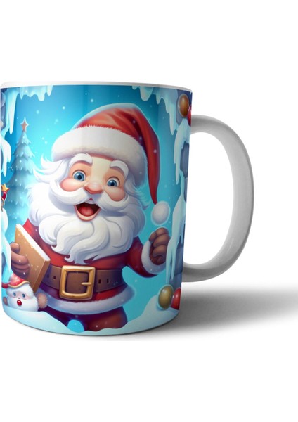 Noel Baba Yılbaşı Christmas Kupa Bardak Model 4