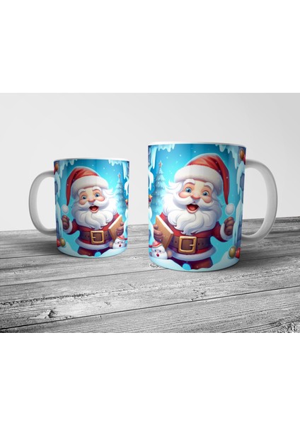Noel Baba Yılbaşı Christmas Kupa Bardak Model 4 fiyatları