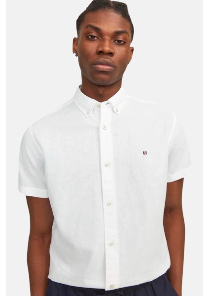 Erkek Jprblusummer Shıeld Shırt S/s Ln Gömlek - Beyaz indirimleri