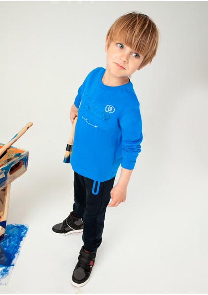 Erkek Çocuk Sweatshirt - Mavi fiyatları