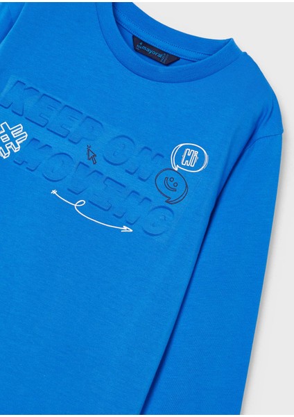 Erkek Çocuk Sweatshirt - Mavi indirimleri