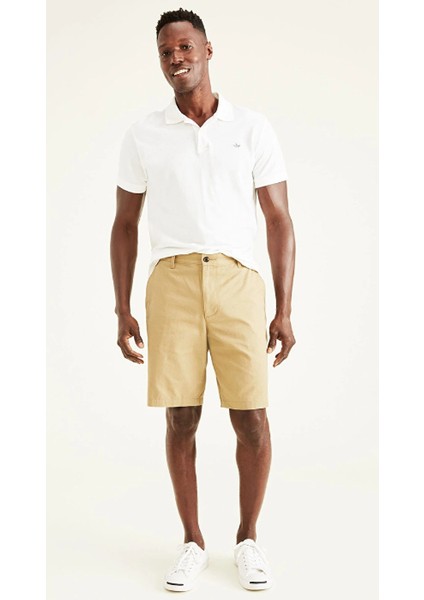 Bej Erkek Normal Bel Classic Fit Şort 35412-0006