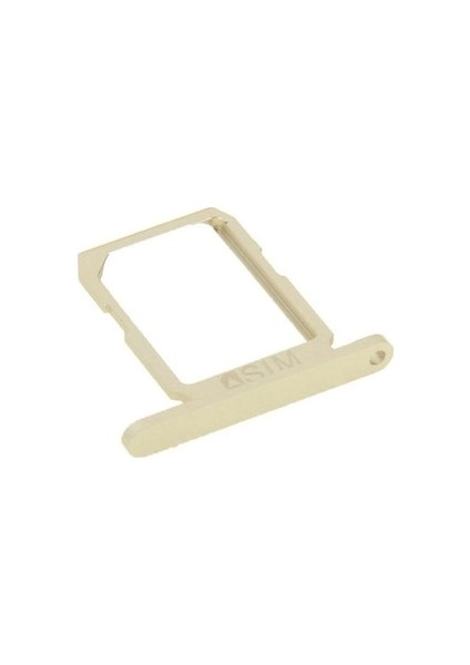 Samsung S6 (SM-G920) Uyumlu Sim Tepsisi Sim Kart Yuvası Gold