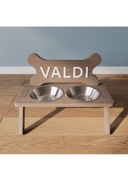 Modern Köpek Kulübesi Büyük Boy Sürgülü Model, El Yapımı, Birinci Sınıf Ahşap, Hediye Mama Kabı