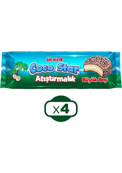 Coco Star Atıştırmalık Büyük Boy 154 gr x 4 Adet