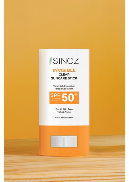 SPF50+ Nemlendirici ve Yatıştırıcı Yüksek Korumalı Şeffaf Stick Güneş Kremi 15 gr