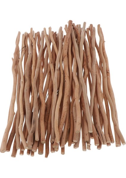 50 Dal Doğal Driftwood Çubukları Parçalar 30CM WOOD05 (Yurt Dışından)