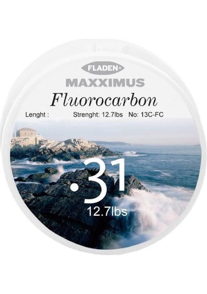 Maxximus Fluorocarbon Misina 50M 0.34 mm