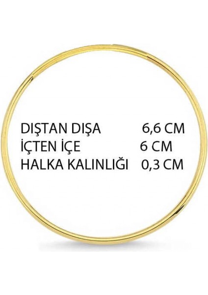 Halka Alyans Metal 6 cm Altın Pk:25 fiyatları