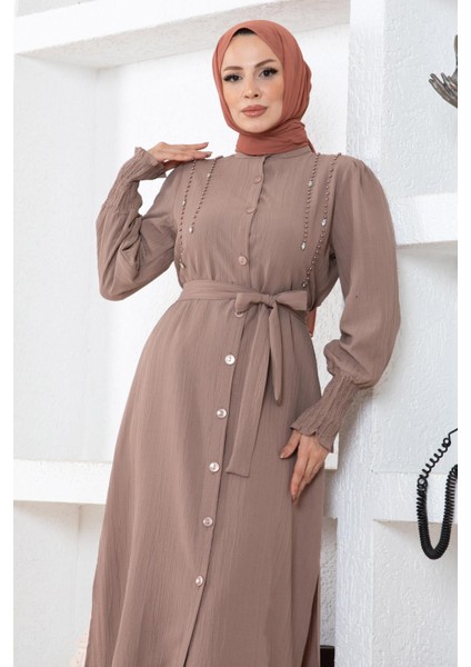 Inci Detaylı Takım Gül Kurusu 19360 fiyatları