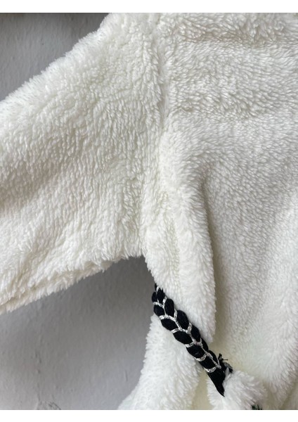 Kız Çocuk Tavşan Nakışlı Welsoft Ceket Mont Çantalı modelleri