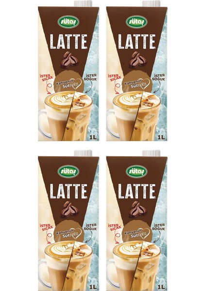 Latte 1 lt x 4 Adet