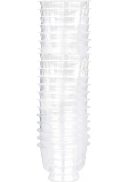 Kase Ayaklı Plastik 200CC Şeffaf Pk:20 fırsatları