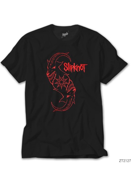 Slipknot Goat Logo Siyah Tişört