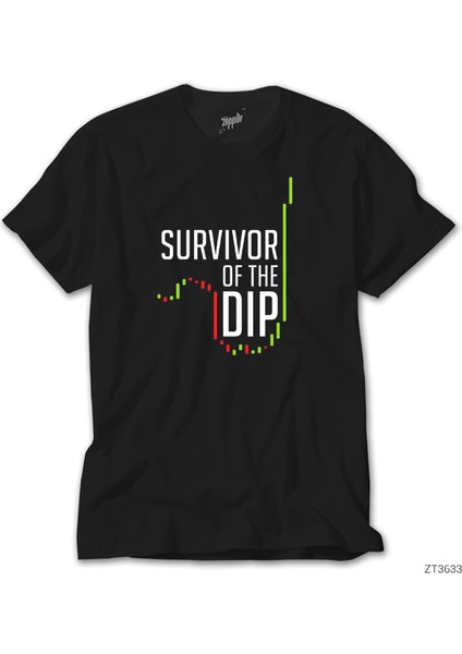 Kripto Para Survivor Of Deep Siyah Tişört