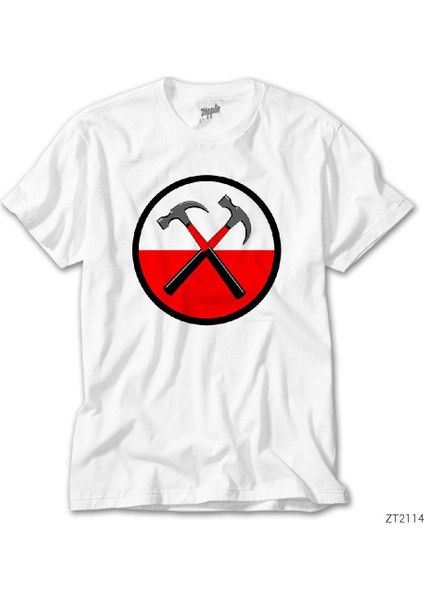 Pink Floyd The Wall Hammer Beyaz Tişört
