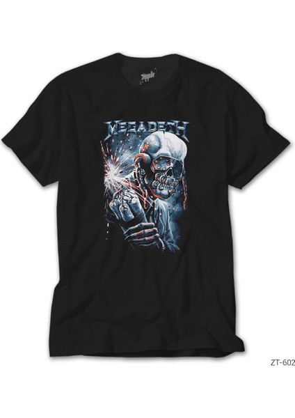 Megadeth Skull Bomb Siyah Tişört