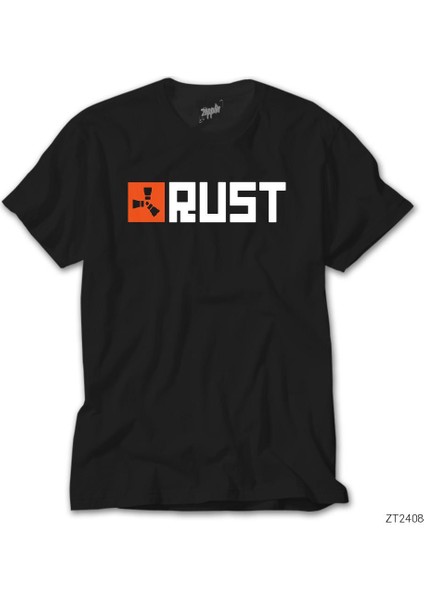 Rust Logo 1 Siyah Tişört