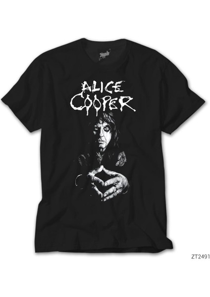 Alice Cooper Confused Beyaz Tişört