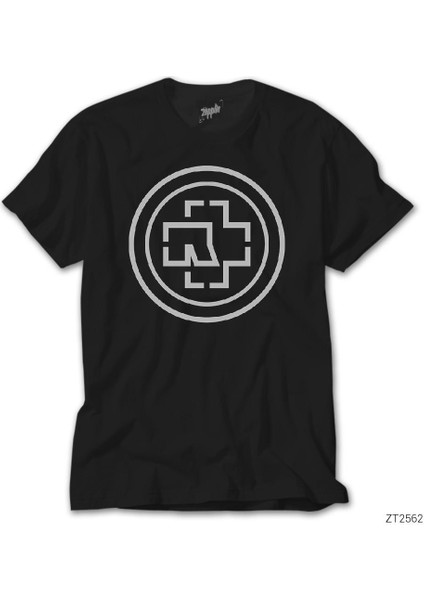 Rammstein Circle Logo Siyah Tişört