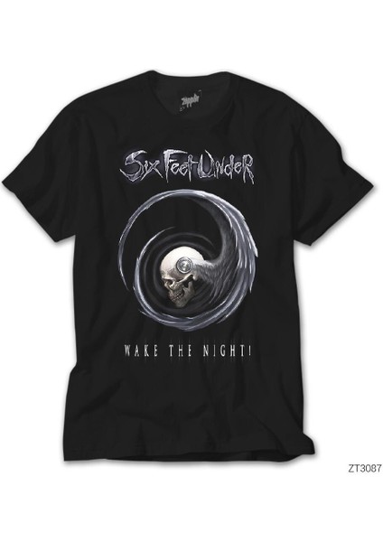 Six Feet Under Wake The Night Siyah Tişört