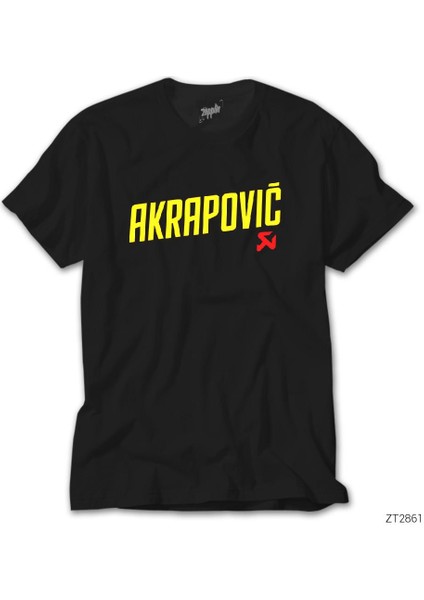 Akrapovic Logo Siyah Tişört