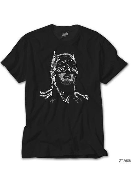 Batmn Splash Face Siyah Tişört