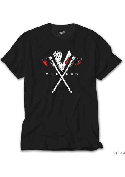 Vikings Tools Siyah Tişört