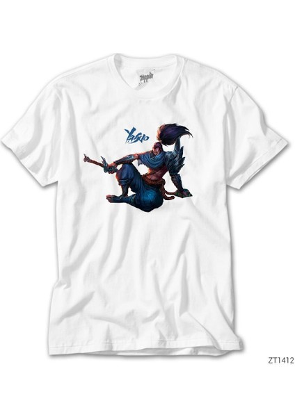 Lol Yasuo Beyaz Tişört