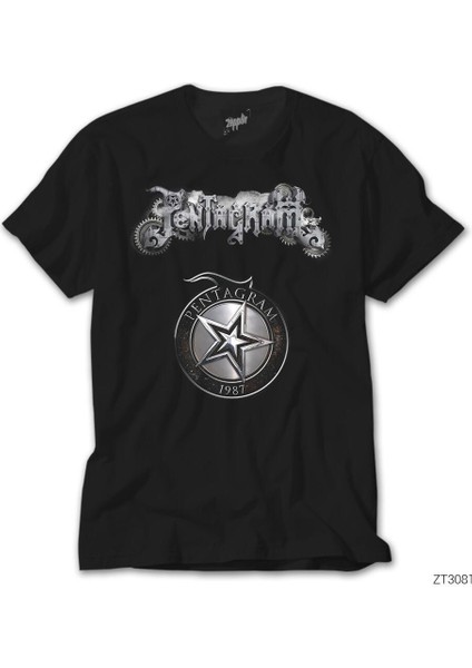 Pentagram 1987 Siyah Tişört