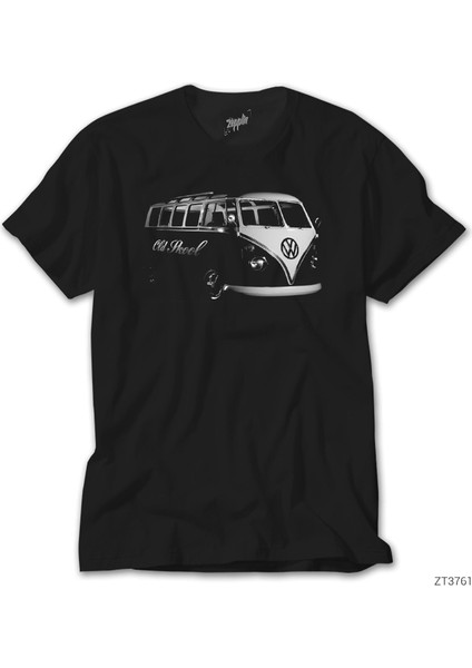 Volkswagen Bus Siyah Tişört