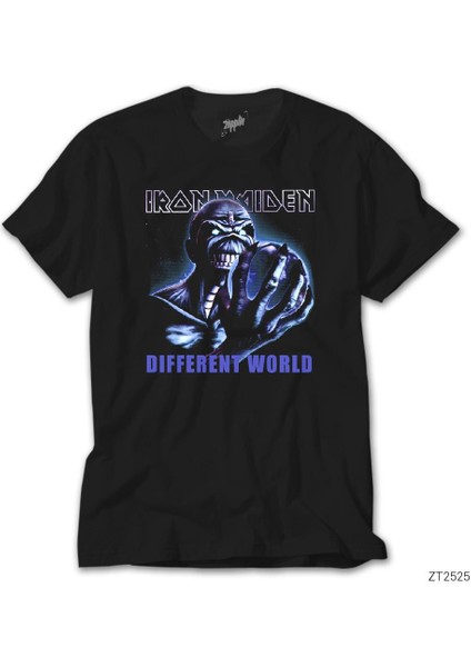 Iron Maiden Different World Siyah Tişört