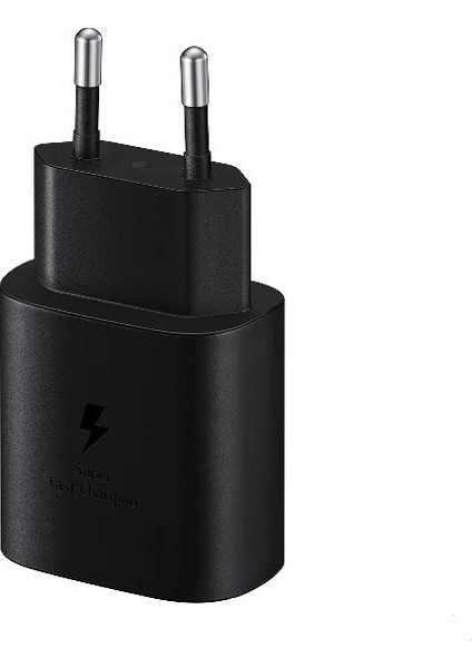 Galaxy SM-A245 A24 Siyah 25W Type-C Fast Şarj Adaptörü