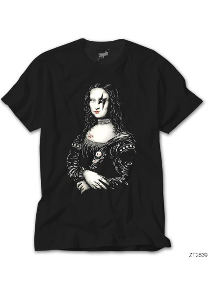 Mona Lisa Siyah Tişört