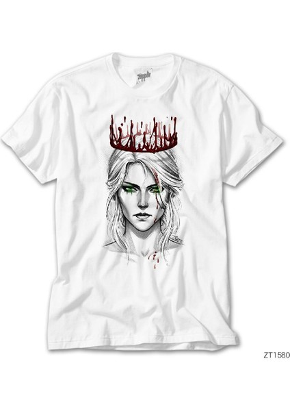 Witcher Ciri Beyaz Tişört