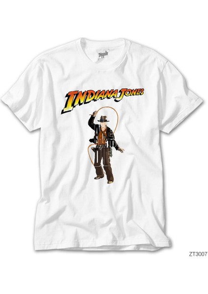Indiana Jones Advantures Beyaz Tişört
